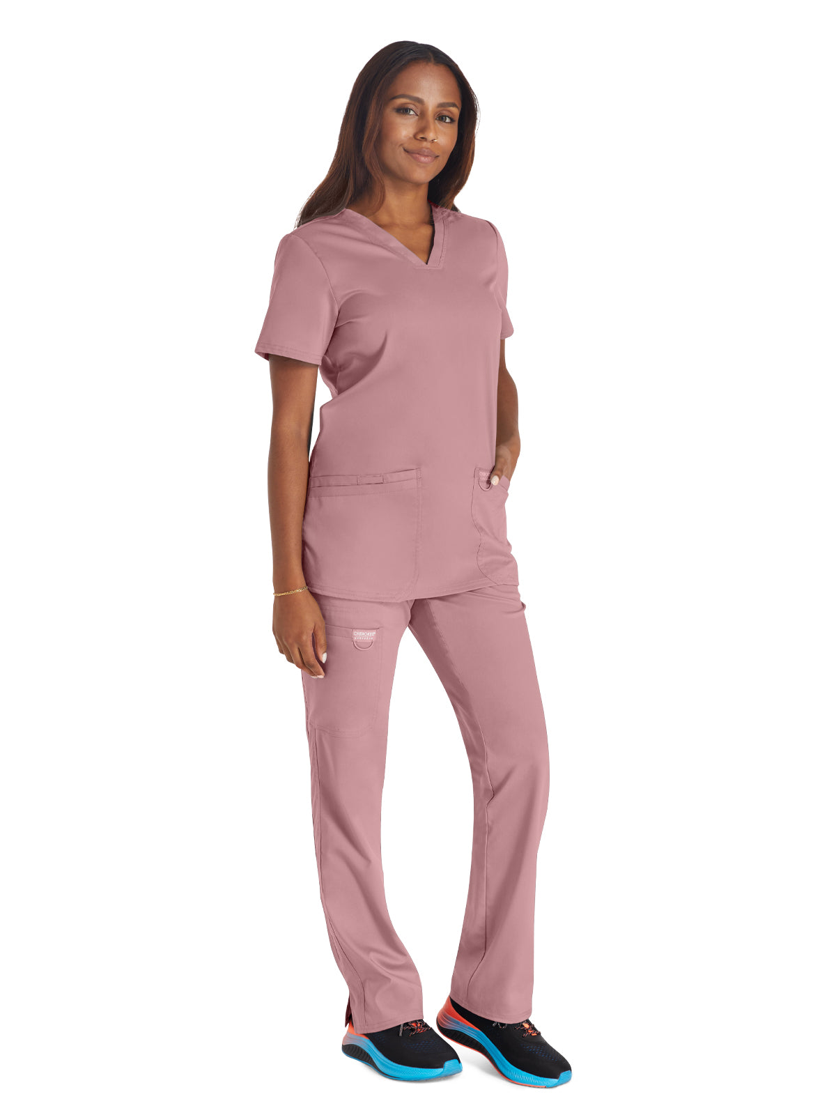 Women's 3-Pocket V-Neck Scrub Top