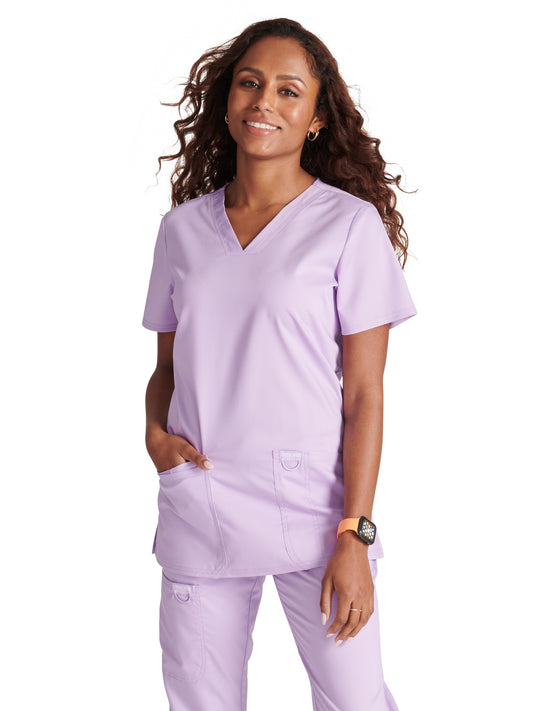 Women's 3-Pocket V-Neck Scrub Top