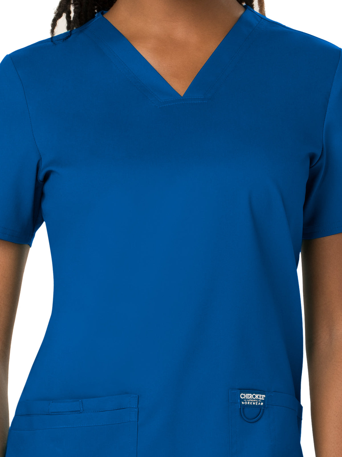 Women's 3-Pocket V-Neck Scrub Top