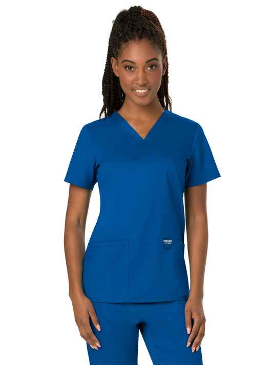 Women's 3-Pocket V-Neck Scrub Top