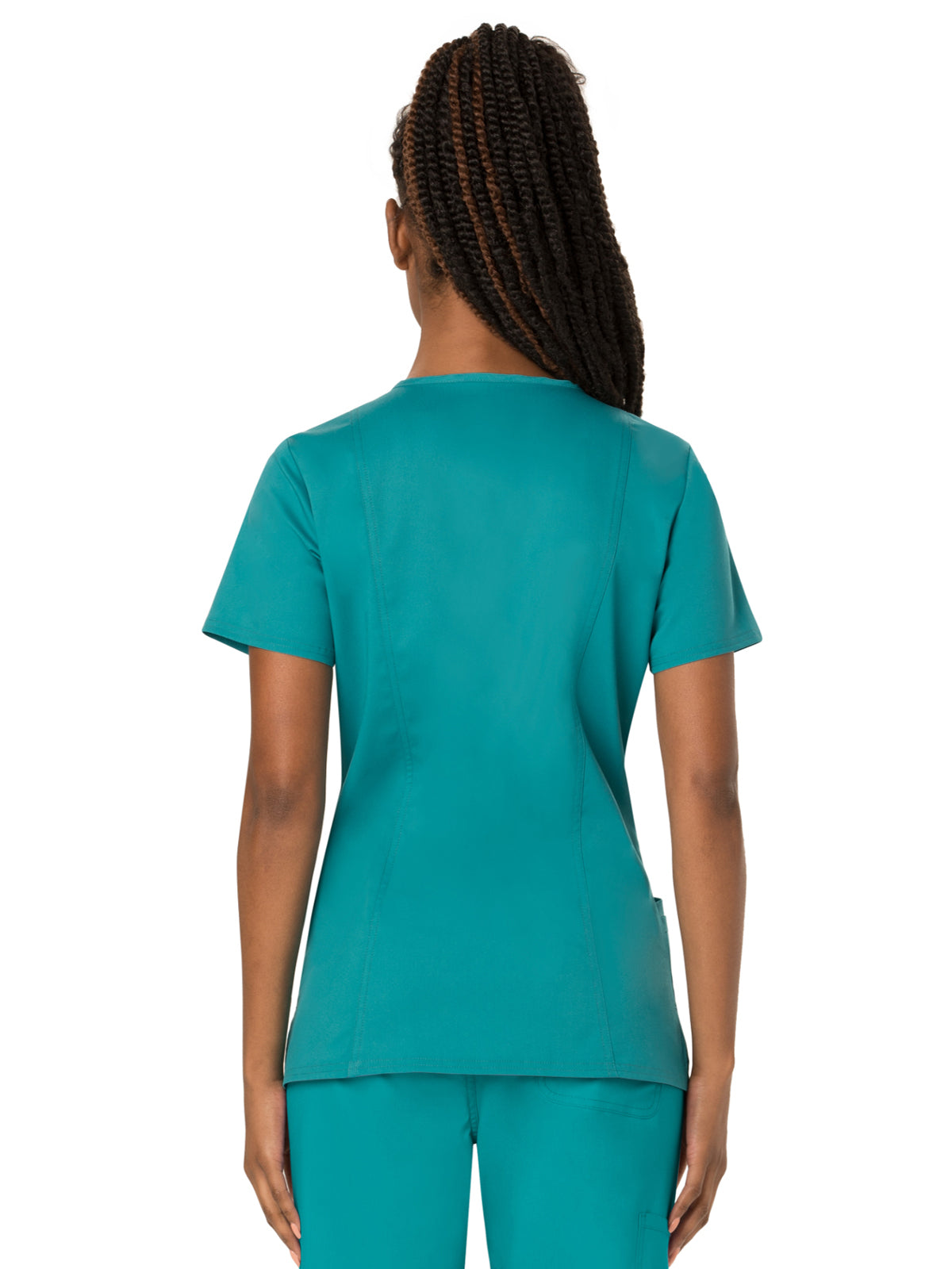 Women's 3-Pocket V-Neck Scrub Top