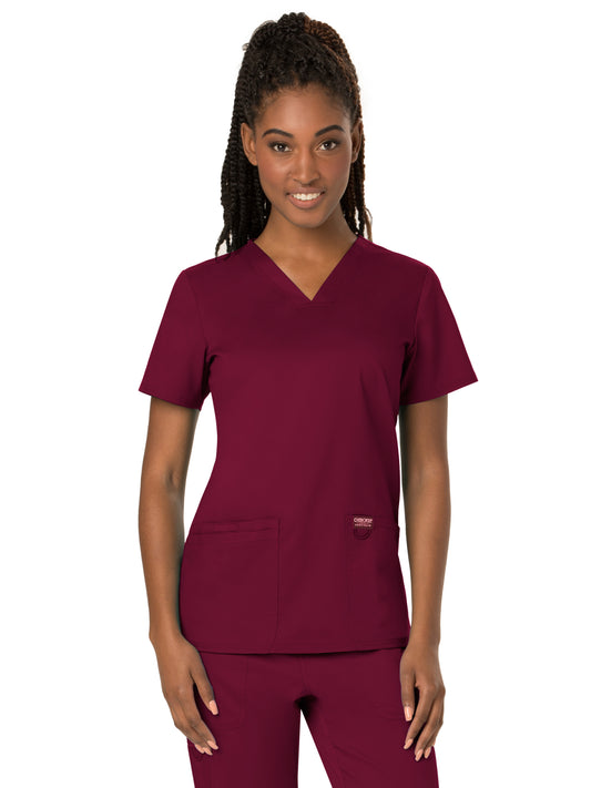 Women's 3-Pocket V-Neck Scrub Top