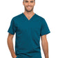 Unisex 1-Pocket Tuckable V-Neck Scrub Top