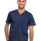 Unisex 1-Pocket Tuckable V-Neck Scrub Top