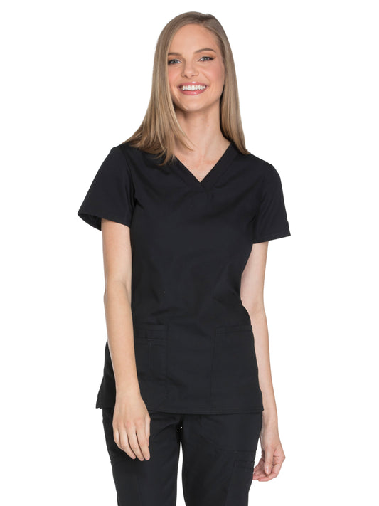 Women's 2-Pocket V-Neck Scrub Top