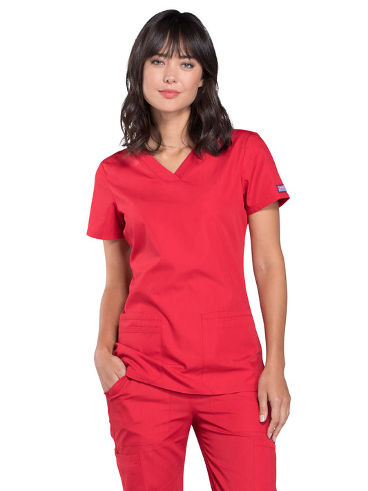 Women's 2-Pocket V-Neck Scrub Top