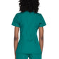 Women's 2-Pocket Mock Wrap Scrub Top