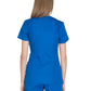 Women's 2-Pocket Mock Wrap Scrub Top