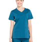 Women's 2-Pocket Mock Wrap Scrub Top