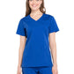 Women's 2-Pocket Mock Wrap Scrub Top