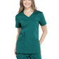 Women's 2-Pocket Mock Wrap Scrub Top