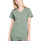 Women's 2-Pocket Mock Wrap Scrub Top