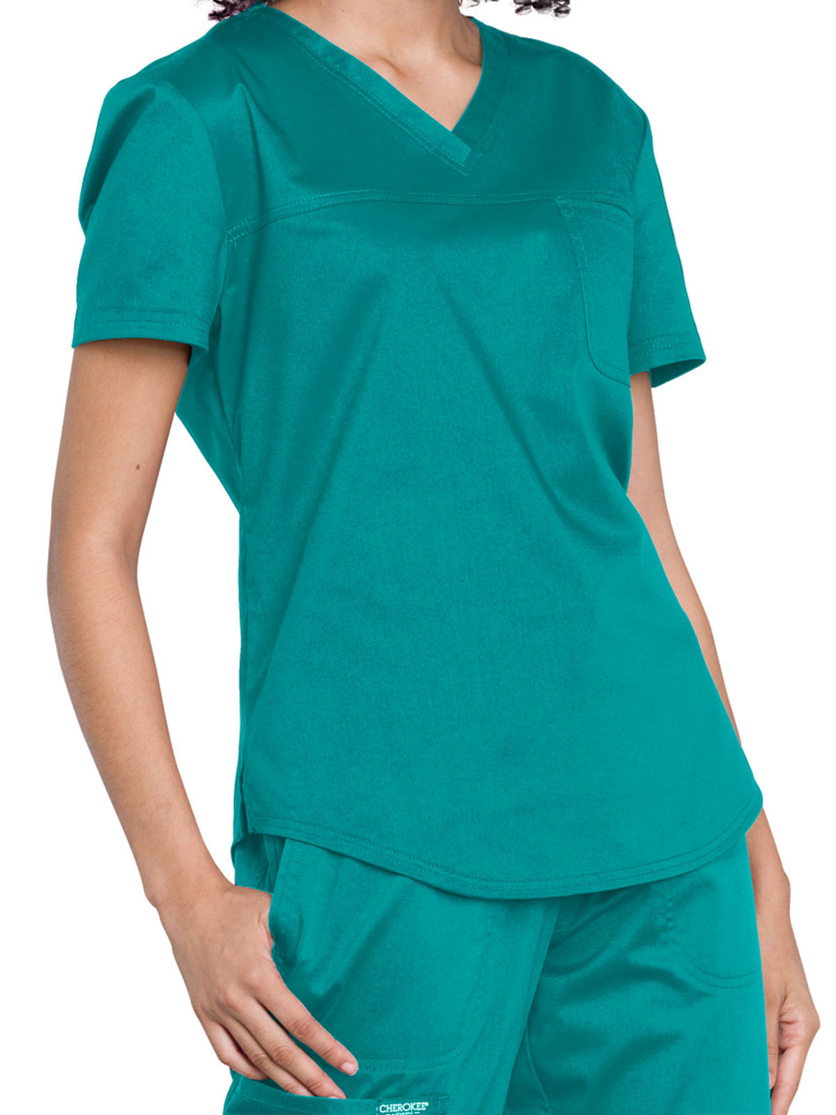 Women's 1-Pocket Tuckable V-Neck O.R. Top