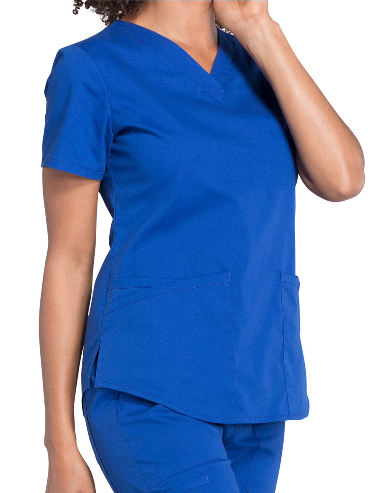 Women's 3-Pocket V-Neck Scrub Top