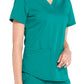 Women's 3-Pocket V-Neck Scrub Top