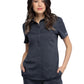 Women's 3-Pocket Hidden Snap Front Collar Shirt