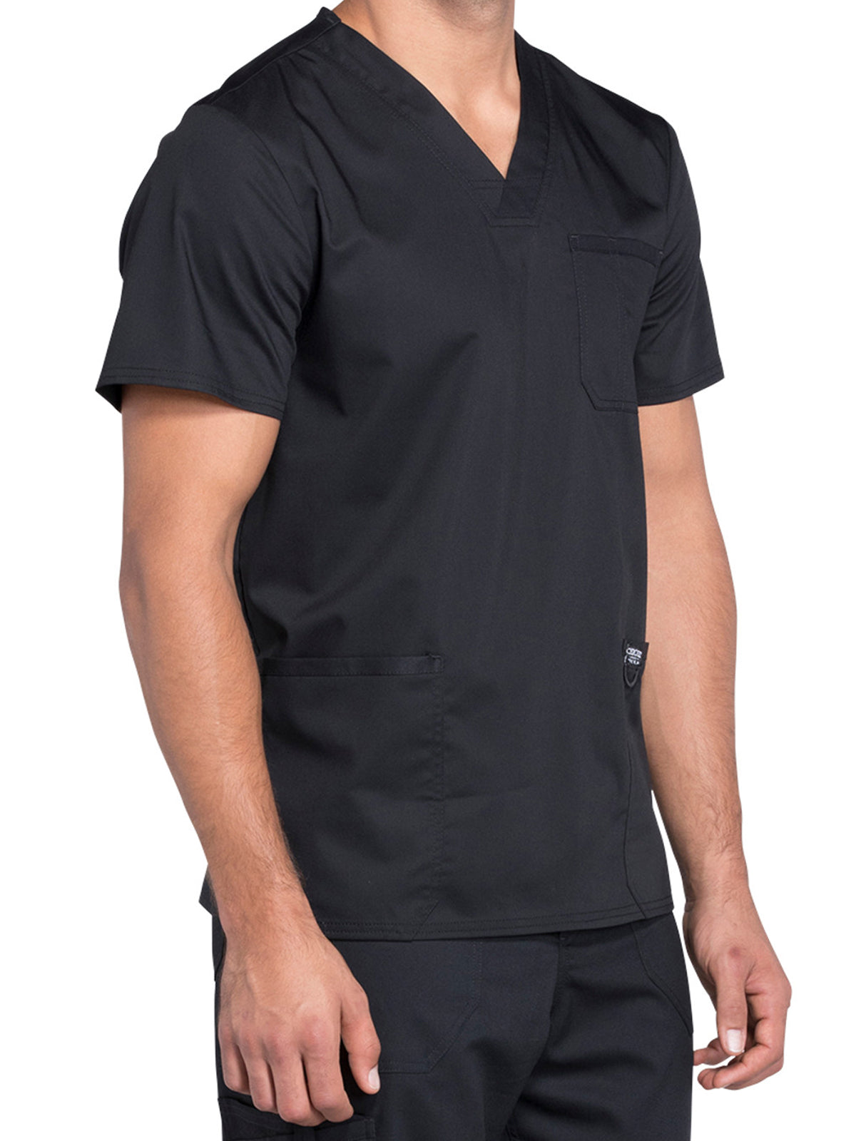 Men's 3-Pocket V-Neck Scrub Top