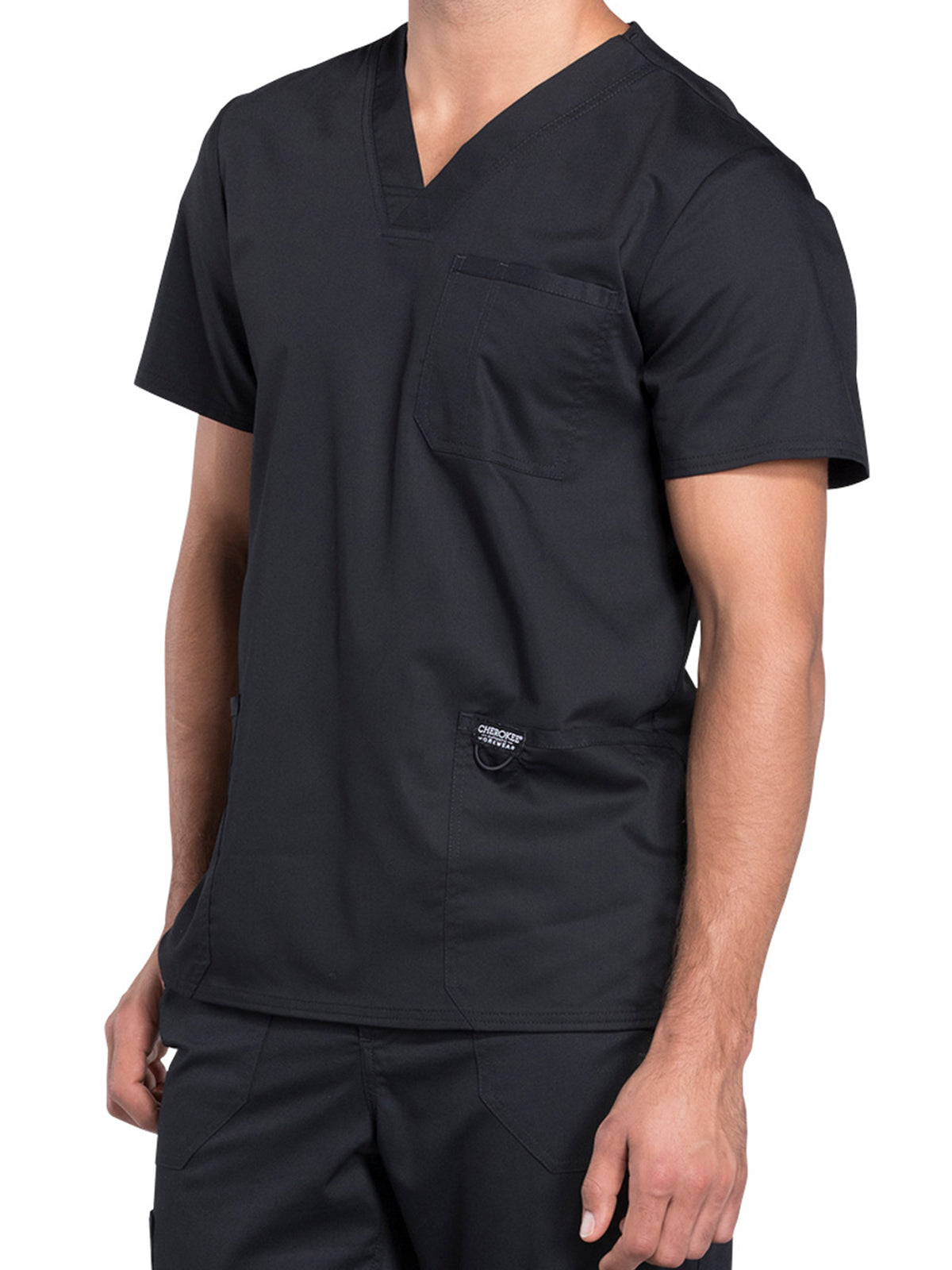 Men's 3-Pocket V-Neck Scrub Top