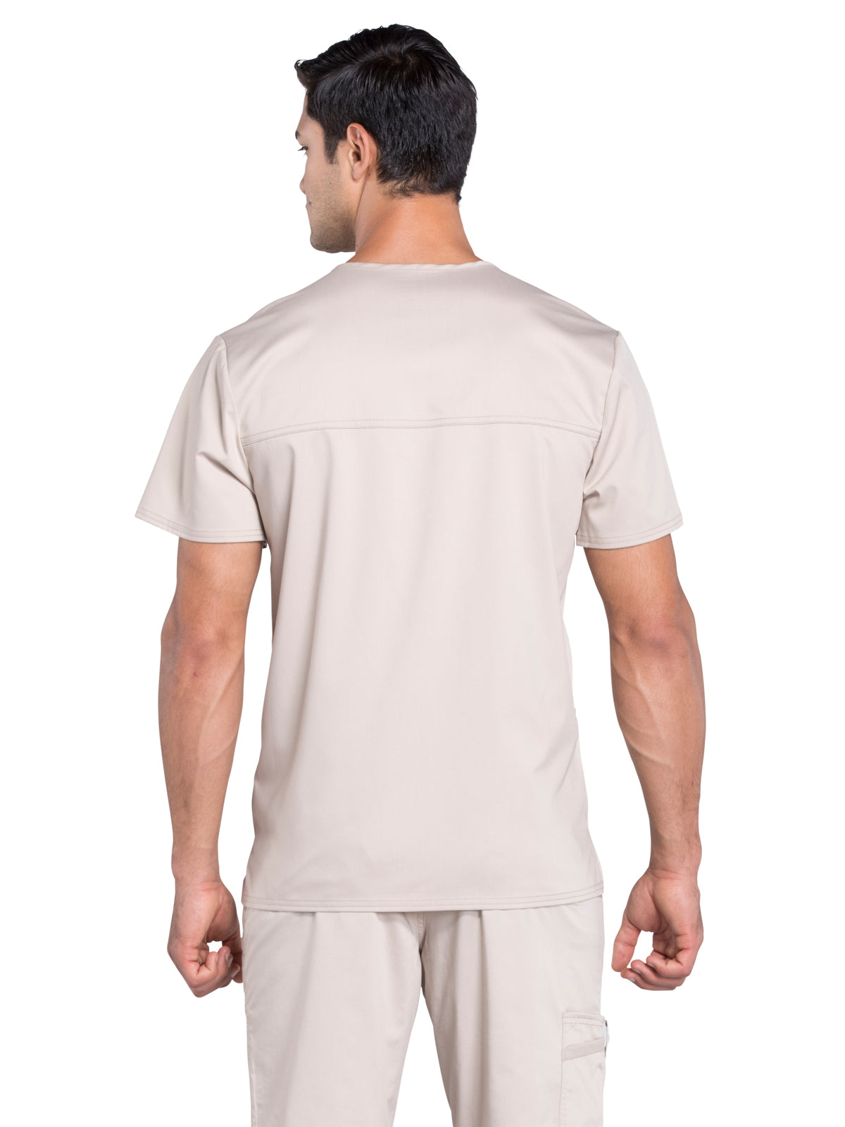 Men's 3-Pocket V-Neck Scrub Top