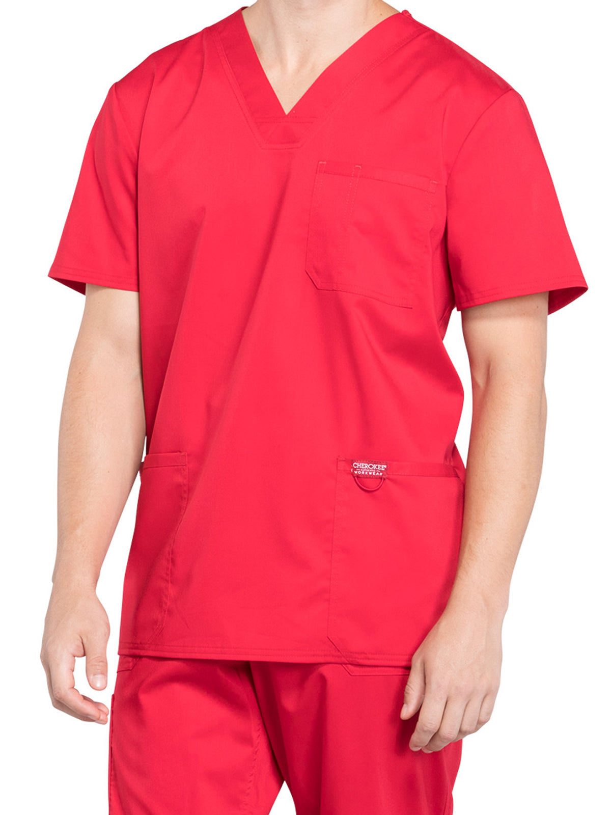 Men's 3-Pocket V-Neck Scrub Top