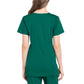 Women's 2-Pocket Maternity Mock Wrap Scrub Top