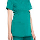 Women's 2-Pocket Maternity Mock Wrap Scrub Top