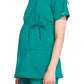 Women's 2-Pocket Maternity Mock Wrap Scrub Top