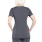 Women's 2-Pocket Maternity Mock Wrap Scrub Top