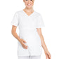 Women's 2-Pocket Maternity Mock Wrap Scrub Top