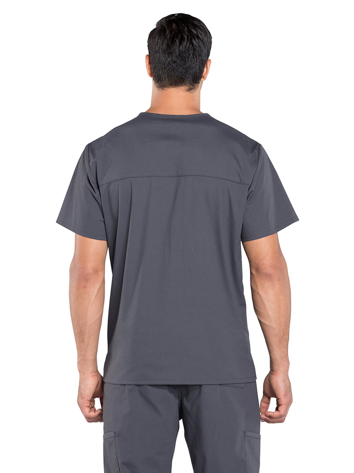 Men's 4-Pocket V-Neck Scrub Top