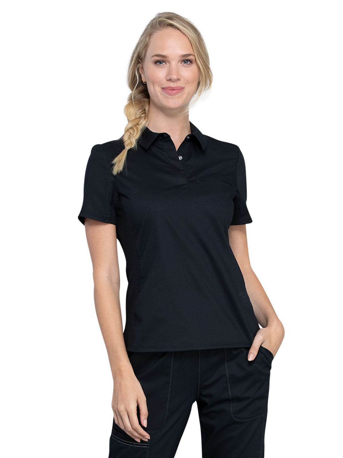 Women's Tuckable Snap Front Polo Shirt