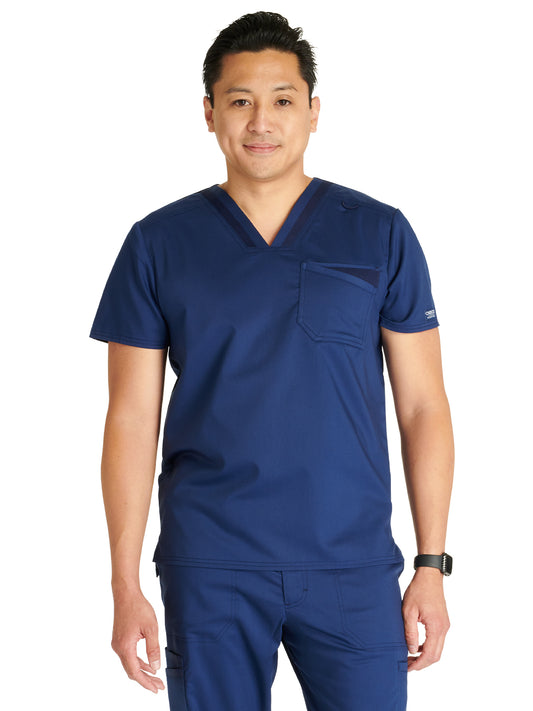 Men's V-Neck Scrub Top