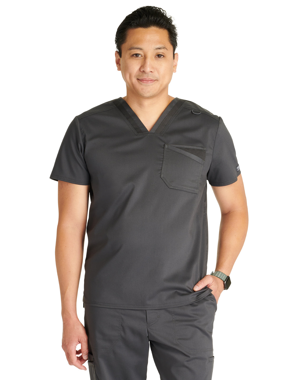 Men's V-Neck Scrub Top