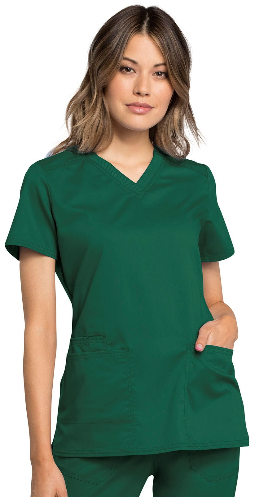 Women's V-Neck Scrub Top