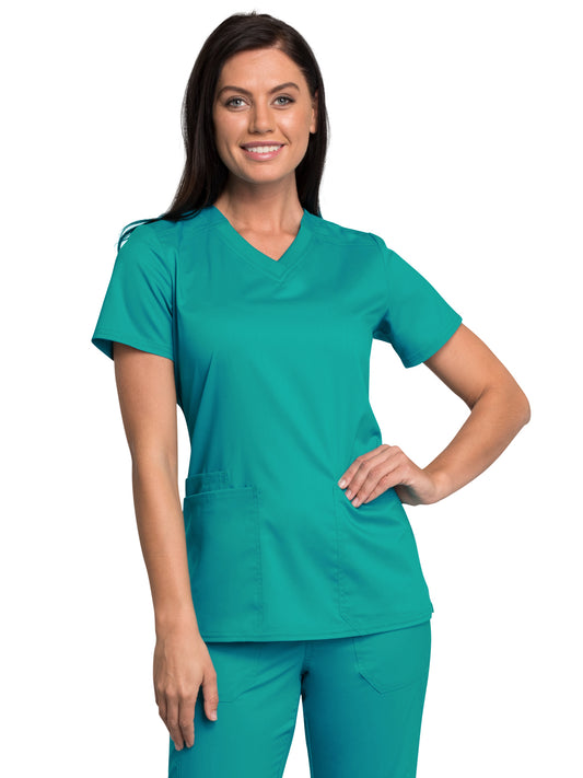 Women's V-Neck Scrub Top