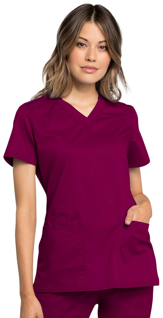 Women's V-Neck Scrub Top