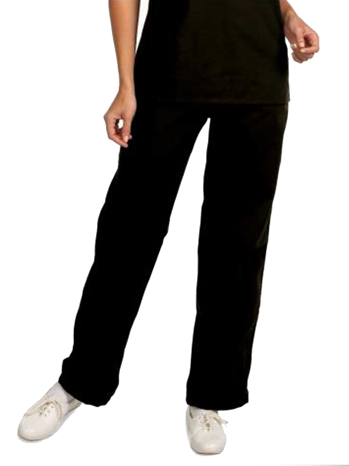 Unisex Reversible Scrub Pants in Black