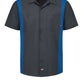 Men's Industrial Color Block Short-Sleeve Shirt