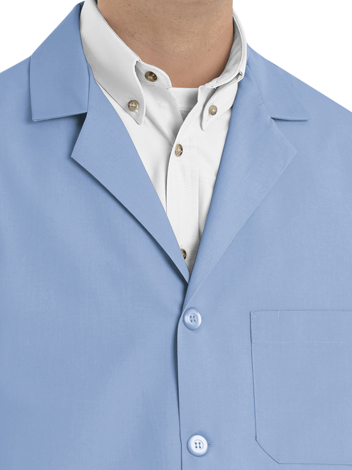 Men'sThree-Pocket 41.5" Full-Length Lab Coat