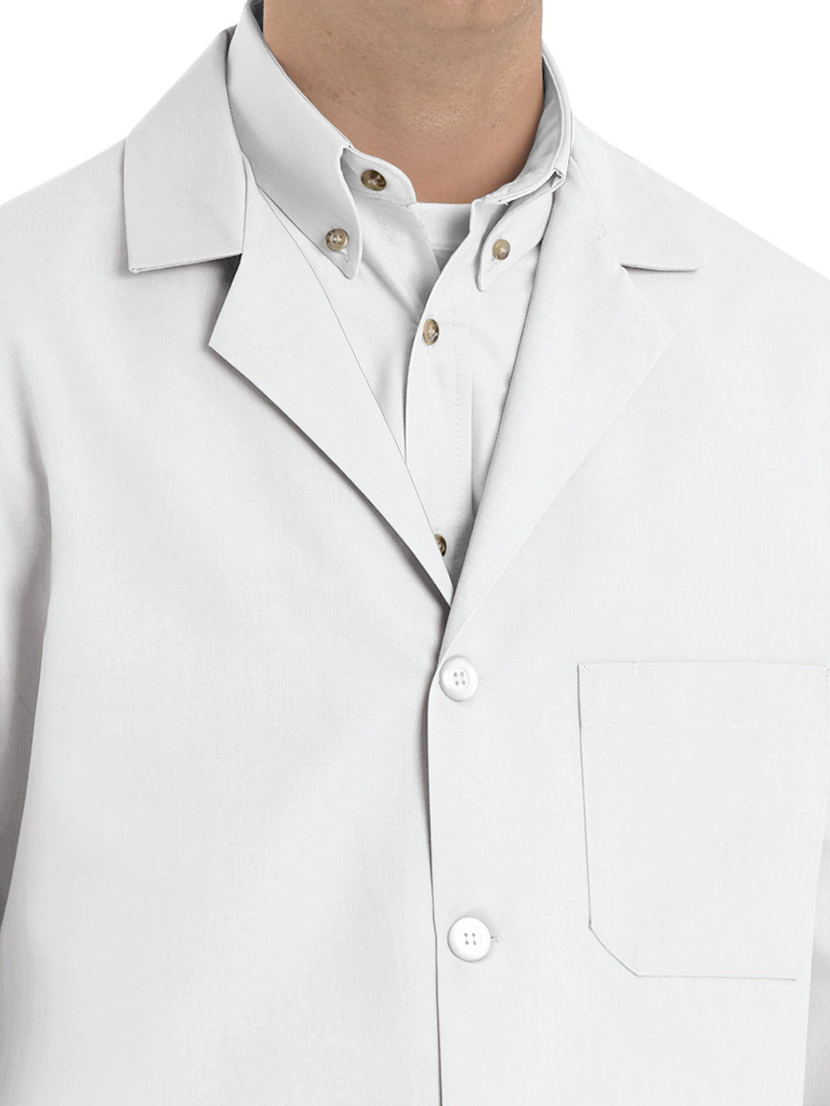 Men'sThree-Pocket 41.5" Full-Length Lab Coat