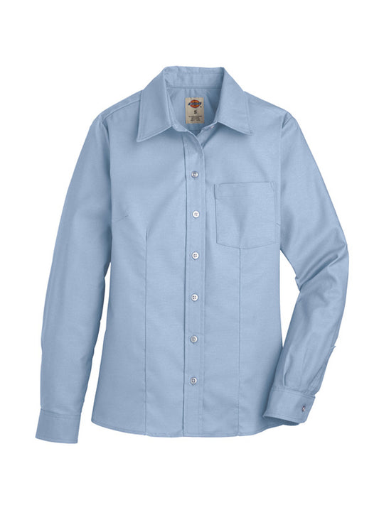 Women's Long-Sleeve Stretch Oxford Shirt