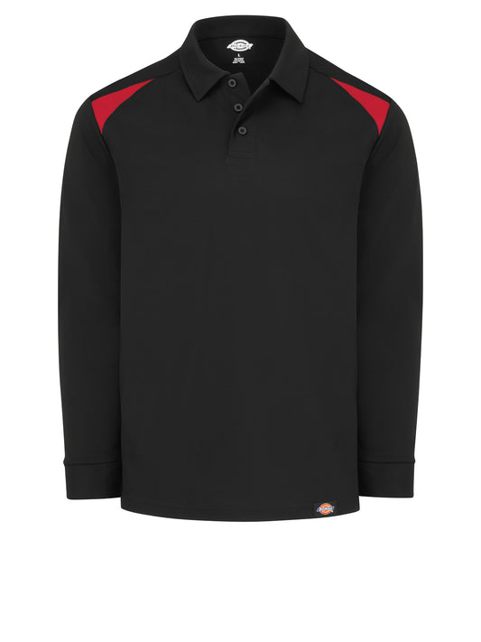 Men's Team Performance Long-Sleeve Polo