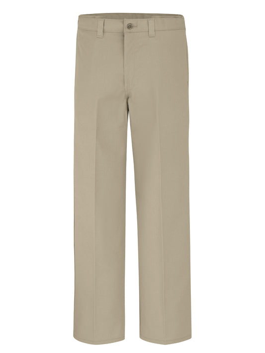 Men's Industrial Flat Front Comfort Waist Pant