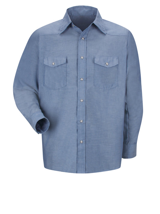 Men's Long Sleeve Deluxe Western Style Shirt