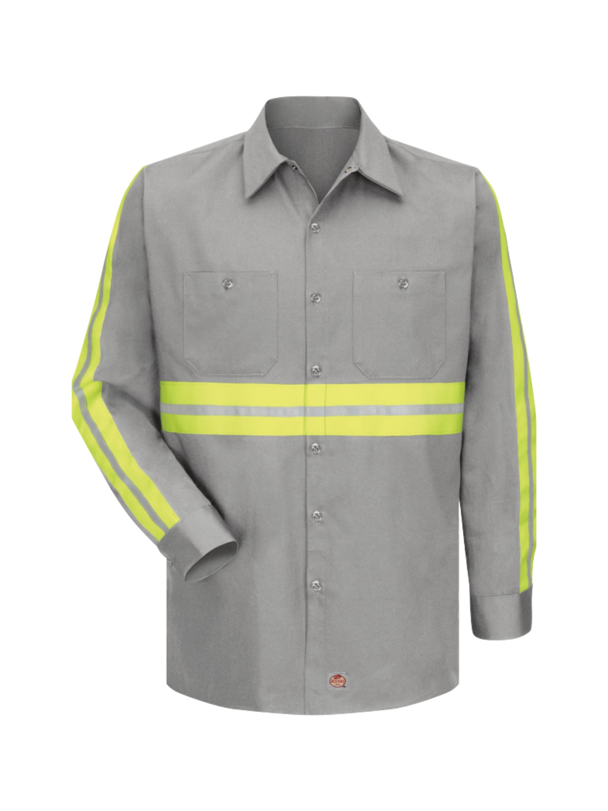 Men's Long Sleeve Wrinkle-Resistant Cotton Work Shirt