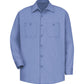 Men's Long Sleeve Wrinkle-Resistant Cotton Work Shirt