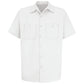 Men's Short Sleeve Wrinkle-Resistant Cotton Work Shirt