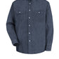 Men's Long Sleeve Deluxe Denim Shirt