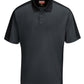 Men's Short Sleeve Performance Knit Two-Tone Polo