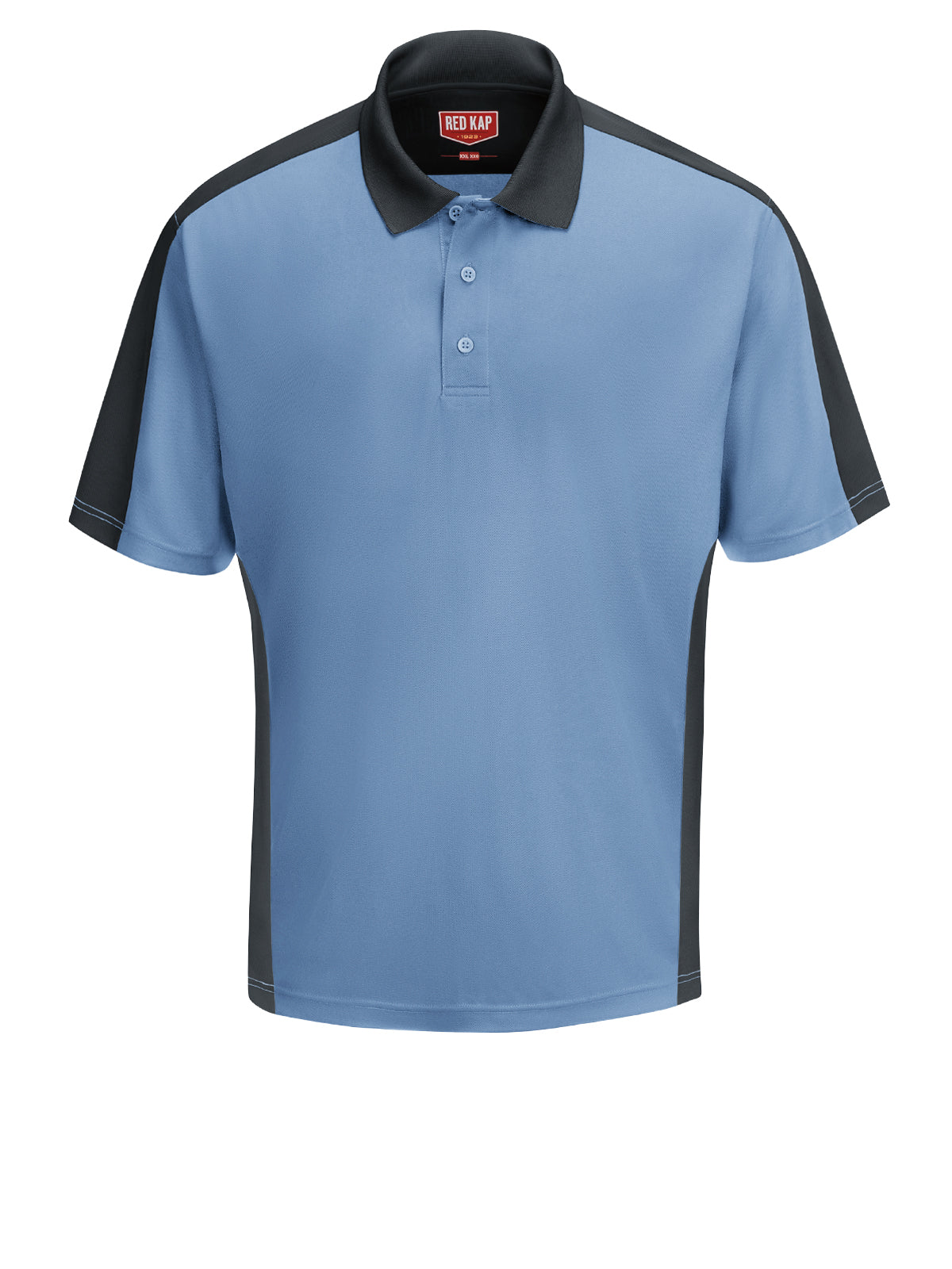 Men's Short Sleeve Performance Knit Two-Tone Polo